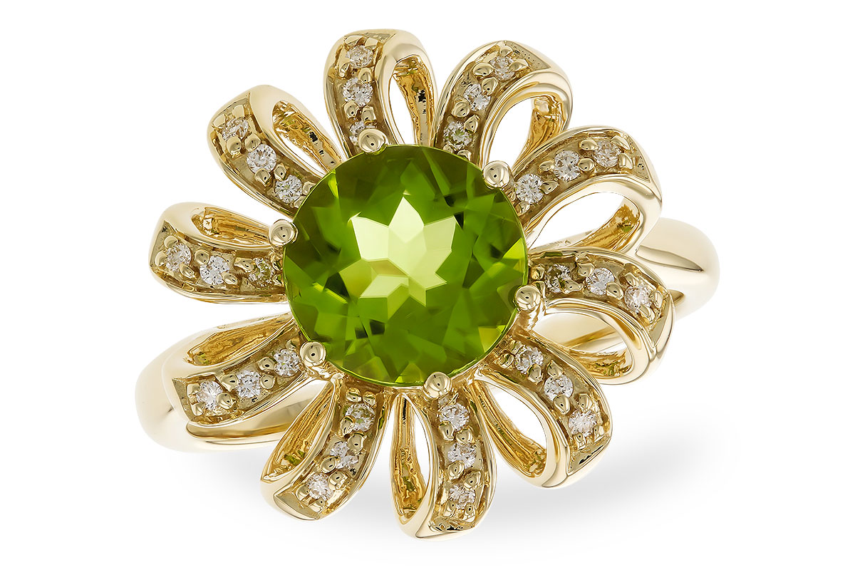 E282-96359: LDS RG 1.64 PERIDOT 1.75 TGW (8MM RD)