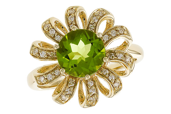 E282-96359: LDS RG 1.64 PERIDOT 1.75 TGW (8MM RD)