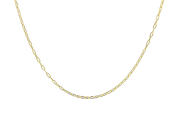 E282-97259: PAPERCLIP SM (2.40MM, 14KT, 22IN, LOBSTER CLASP)