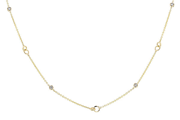 E283-83559: NECLACE .11 TW (18")