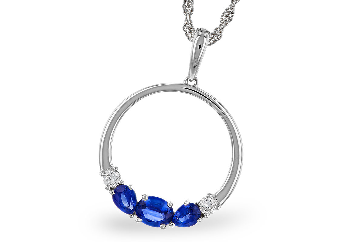 E283-84477: NECKLACE .81 SAPP .91 TGW