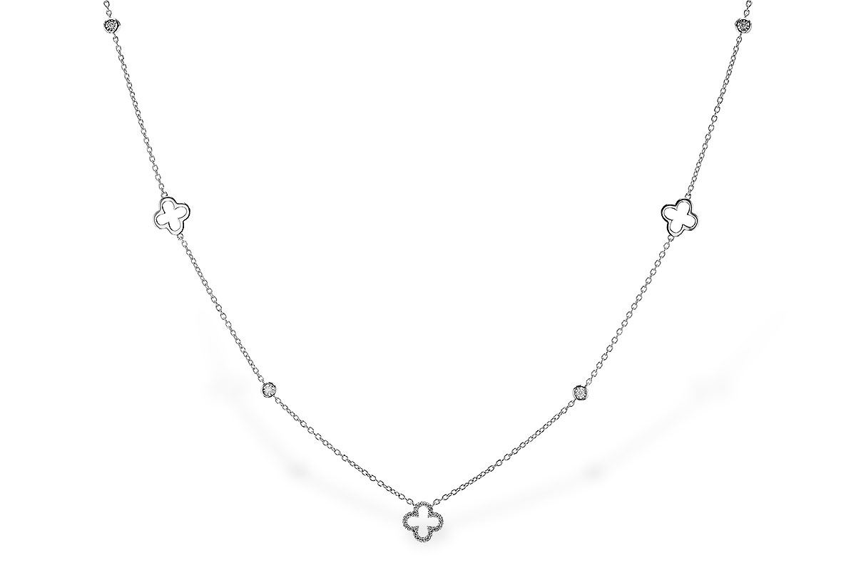 E283-84505: NECKLACE .20 TW (18")