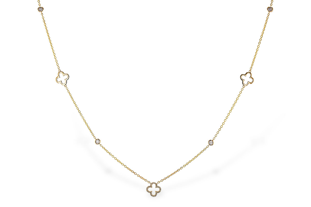 E283-84505: NECKLACE .20 TW (18")