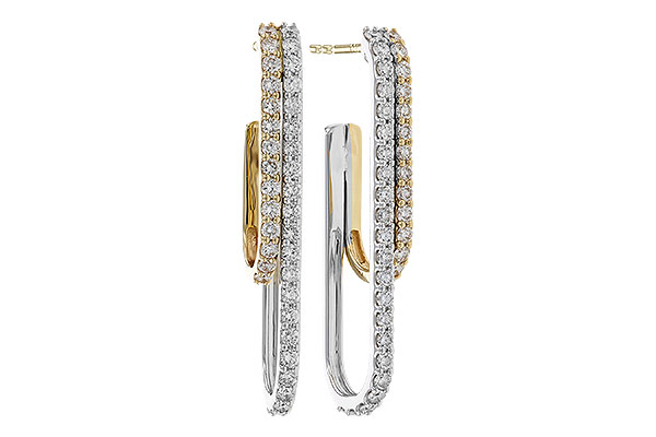E283-85377: EARRING .98 TW