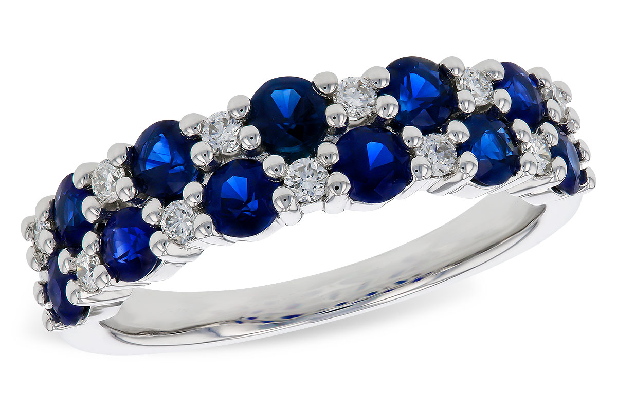 E283-86277: LDS WED RG 1.28 SAPPHIRE 1.47 TGW