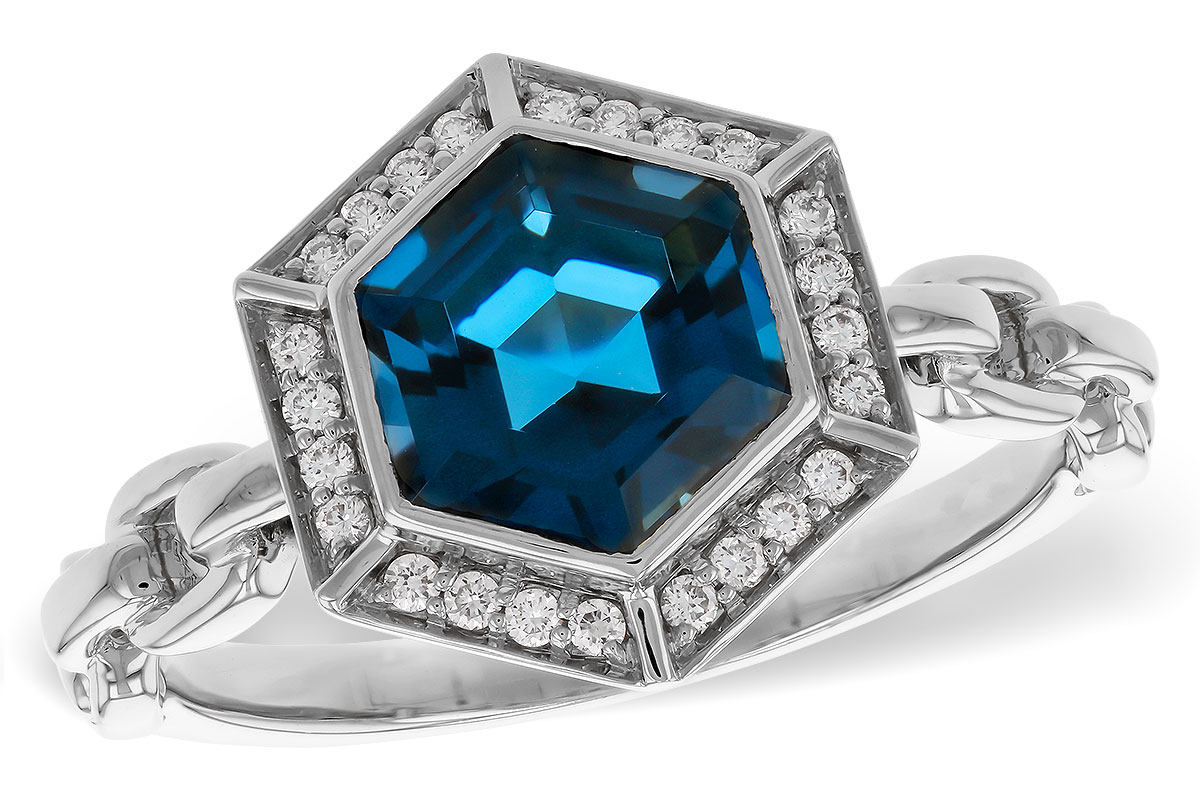 E283-88132: LDS RG 2.03 LONDON BLUE TOPAZ 2.14 TGW (7.5MM LBT)
