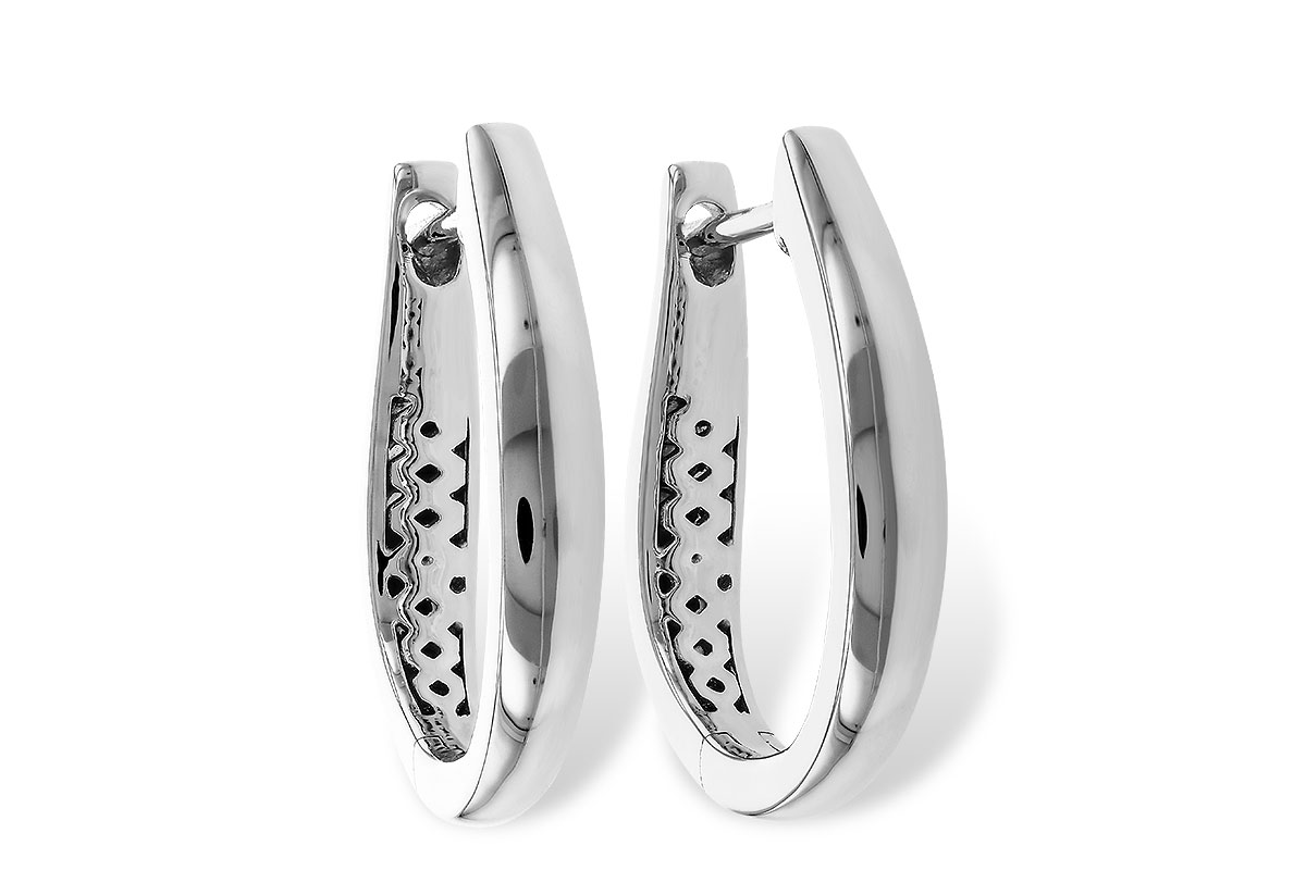 E283-88168: GOLD EARRINGS (17MM)