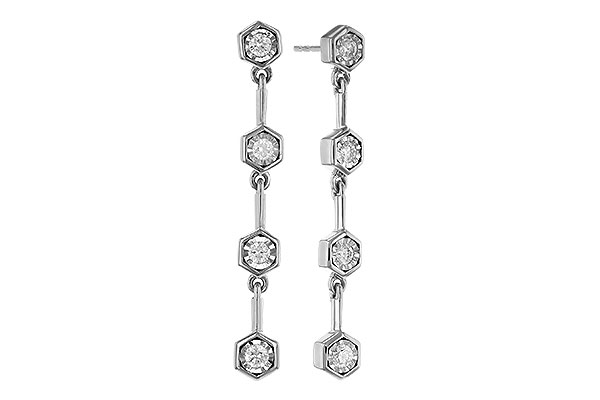 E283-89050: EARRINGS .25 TW