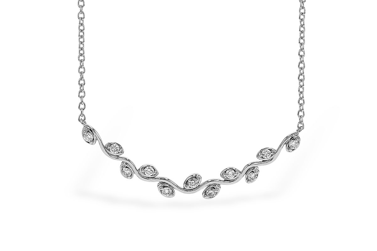 E283-89950: NECKLACE .25 TW (18")