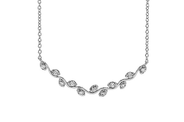 E283-89950: NECKLACE .25 TW (18")