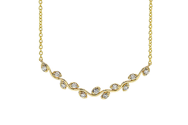 E283-89950: NECKLACE .25 TW (18")