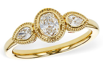 E283-89986: LDS DIA RG .60 TW FANCY CUT DIAMONDS