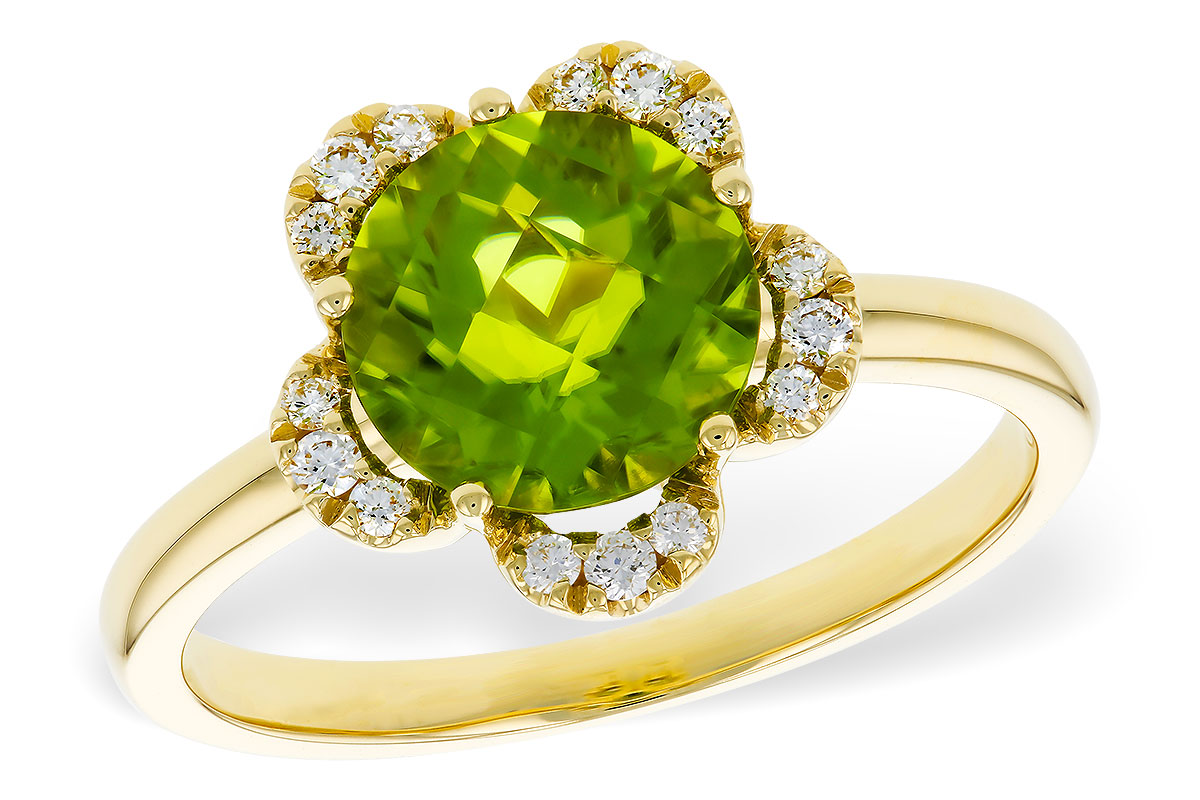 E283-90832: LDS RG 2.16 PERIDOT 2.28 TGW (8MM RD)
