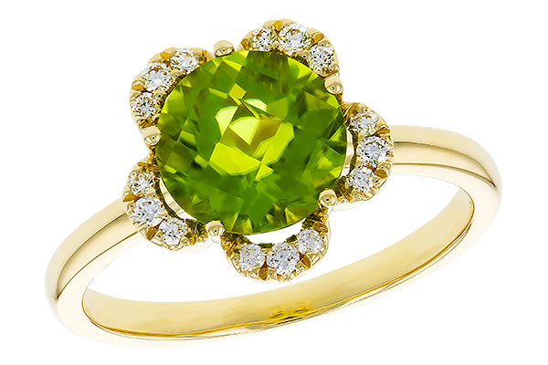 E283-90832: LDS RG 2.16 PERIDOT 2.28 TGW (8MM RD)
