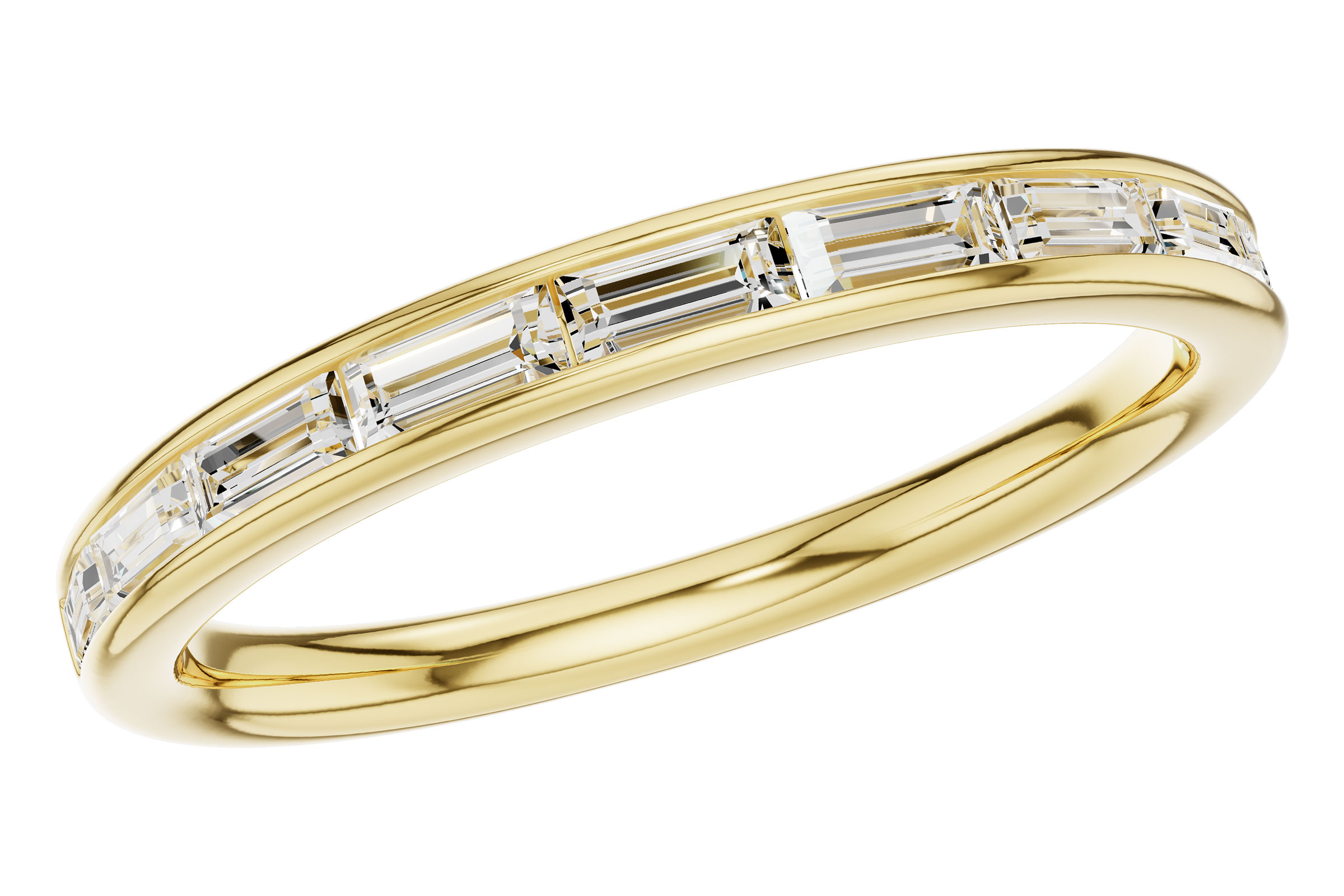 E284-73559: LDS DIA WED RG .44 TW BAGUETTES