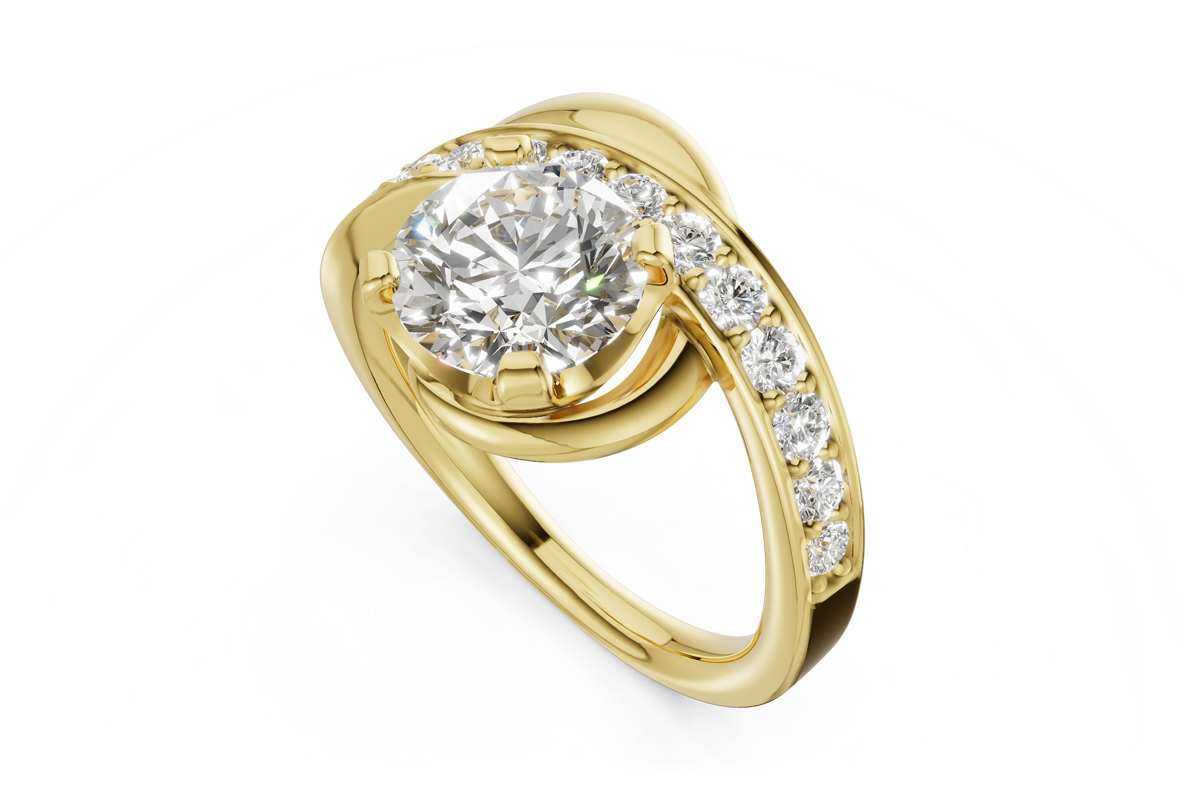 E284-73623: LDS SEMI DIA RG .50 TW