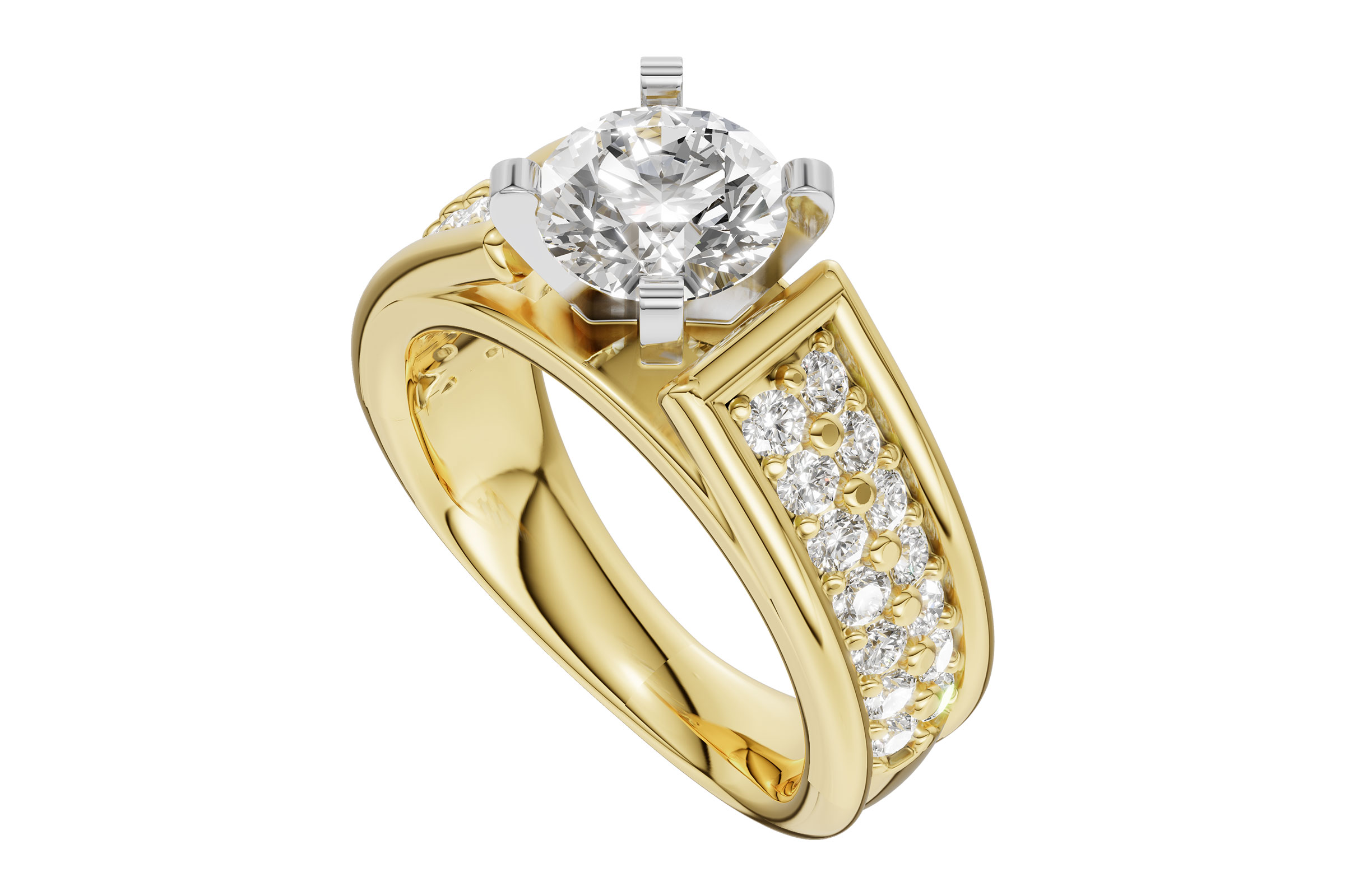 E284-74468: LDS SEMI DIA RG .70 TW