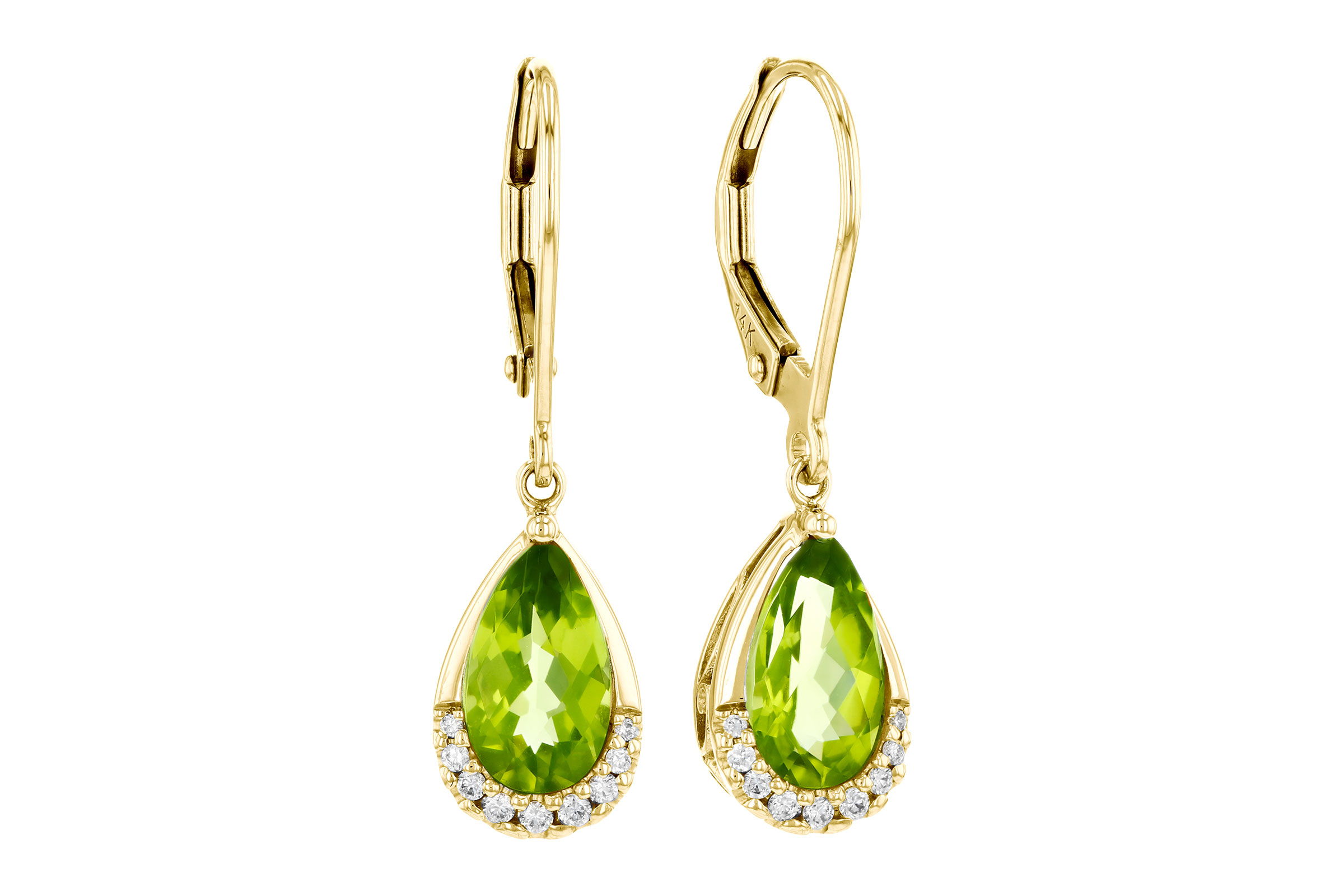 E284-75377: EARR 1.85 PERIDOT 1.94 TGW (9x5MM PS)