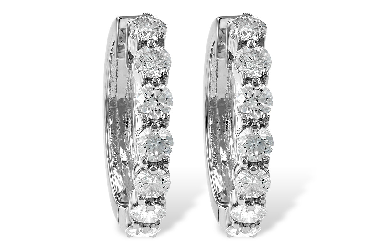 F194-76295: EARRINGS 2 CT TW