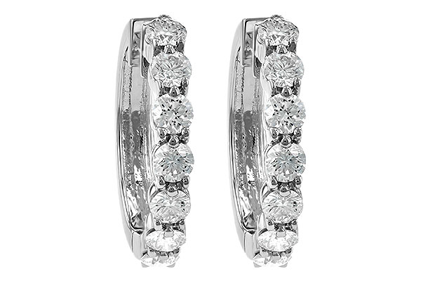 F194-76295: EARRINGS 2 CT TW