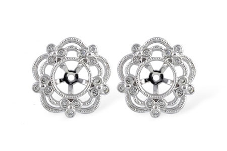 F194-77268: EARRING JACKETS .16 TW (FOR 0.75-1.50 CT TW STUDS)