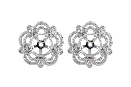 F194-77268: EARRING JACKETS .16 TW (FOR 0.75-1.50 CT TW STUDS)