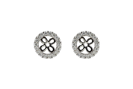 F196-59014: EARRING JACKETS .24 TW (FOR 0.75-1.00 CT TW STUDS)