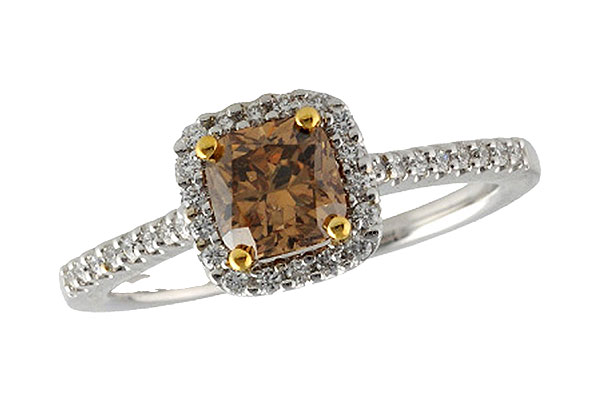 F196-61759: LDS DIA RG .93 BROWN DIA 1.09 TW