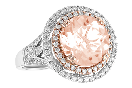 F197-49914: LDS RG 3.94 MORGANITE 4.50 TGW