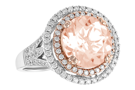 F197-49914: LDS RG 3.94 MORGANITE 4.50 TGW