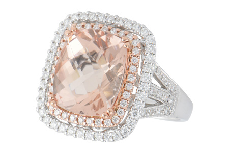 F197-49923: LDS RG 4.25 MORGANITE 4.83 TGW