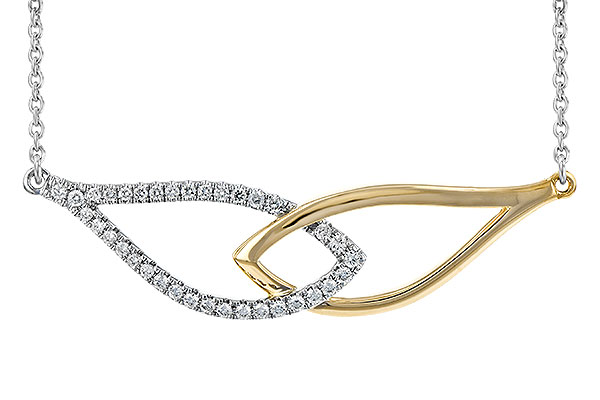 F198-45386: NECKLACE .33 TW