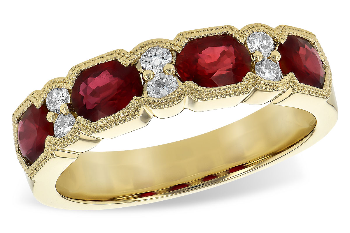 F199-29977: LDS WED RG 1.66 RUBY 1.84 TGW (5x4MM RUBY)
