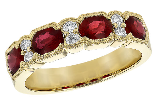 F199-29977: LDS WED RG 1.66 RUBY 1.84 TGW (5x4MM RUBY)