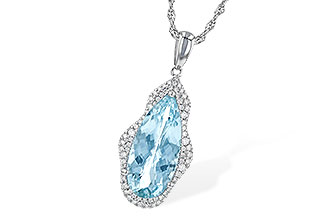 F199-33577: NECK 3.97 AQUAMARINE 4.20 TGW
