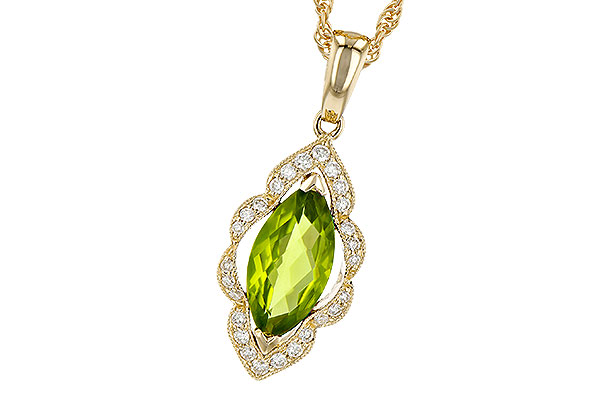 F199-33614: NECK .94 PERIDOT 1.05 TGW