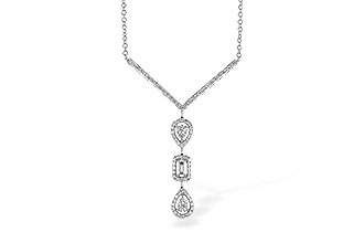 F282-04486: NECK .04 BAGUETTE .50 TW