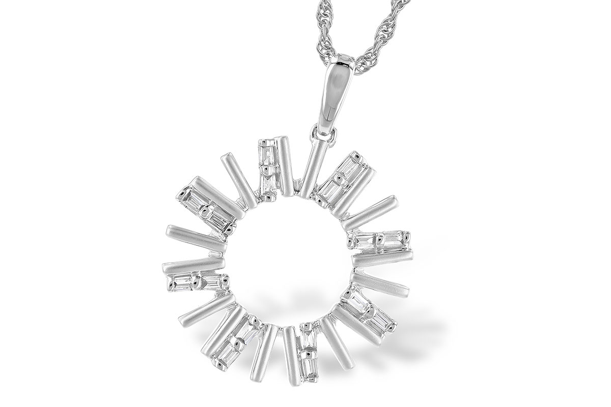 F282-05423: NECK .14 TW BAGUETTES