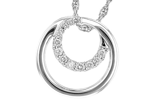 F282-07241: NECKLACE .15 TW