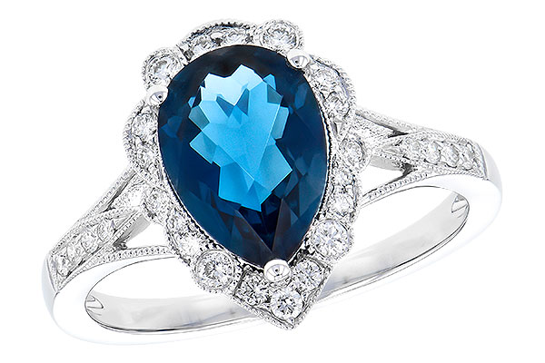 F282-07259: LDS RG 2.25 LONDON BLUE TOPAZ 2.47 TGW