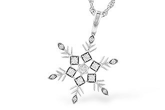 F282-09086: NECKLACE .07 TW