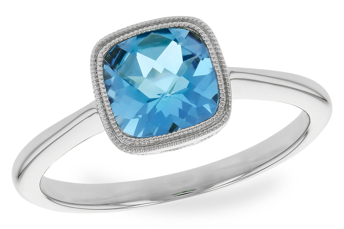 F282-98095: LDS RG 1.45 CT SWISS BLUE TOPAZ