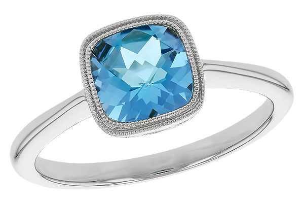 F282-98095: LDS RG 1.45 CT SWISS BLUE TOPAZ