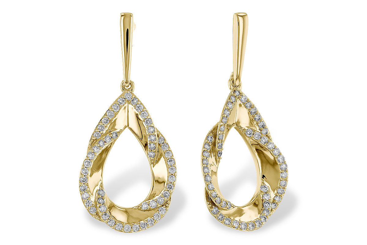 F283-84532: EARRINGS .50 TW