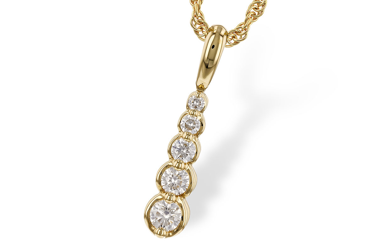 F283-88123: NECKLACE .25 TW