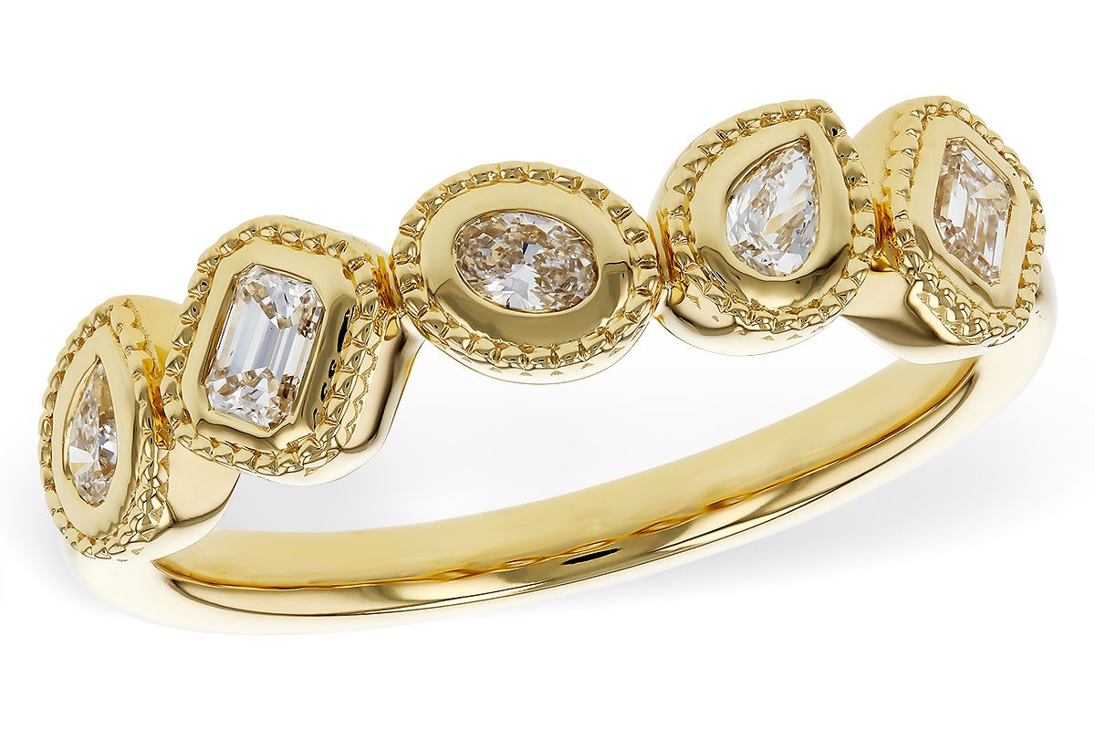 F283-89986: LDS DIA WED RG .34 TW FANCY CUT DIAS