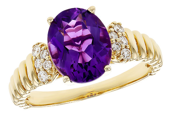 F284-73568: LDS RG 2.12 AMETHYST 2.26 TGW (10x8MM AMY)