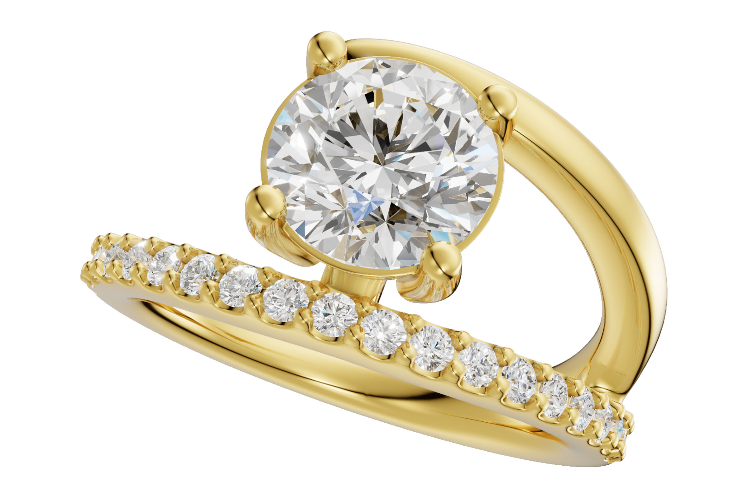 F284-73632: LDS SEMI DIA RG .33 TW