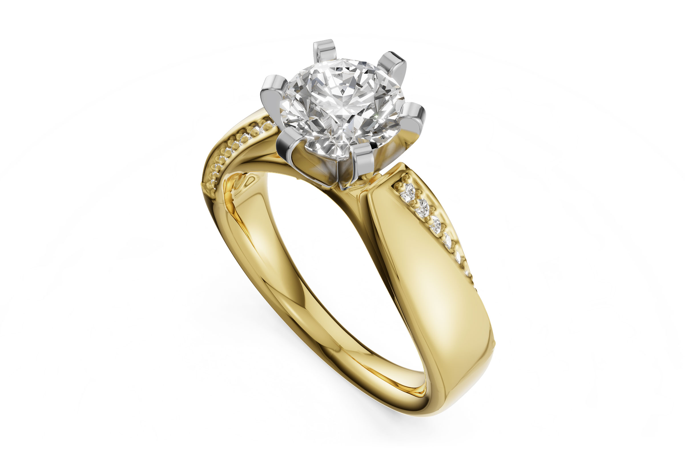 F284-74468: LDS SEMI DIA RG .12 TW