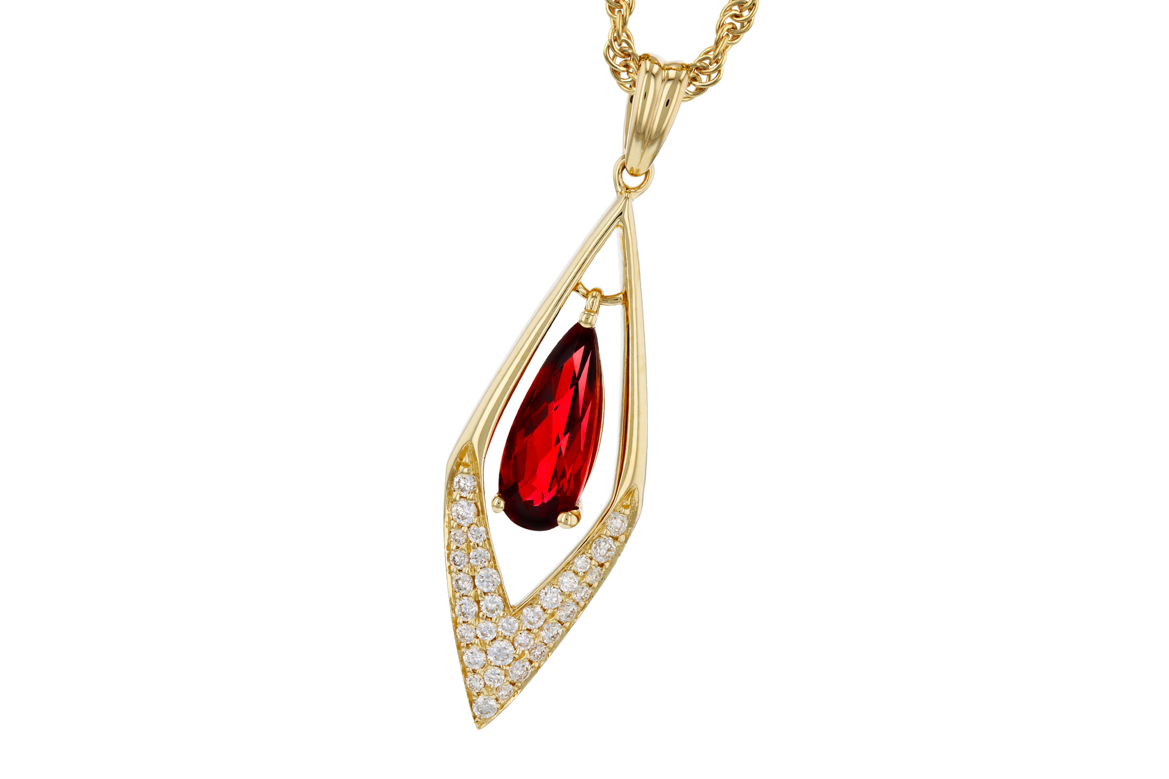 F284-75386: NECK .93 GARNET 1.10 TGW (10x4MM GAR)